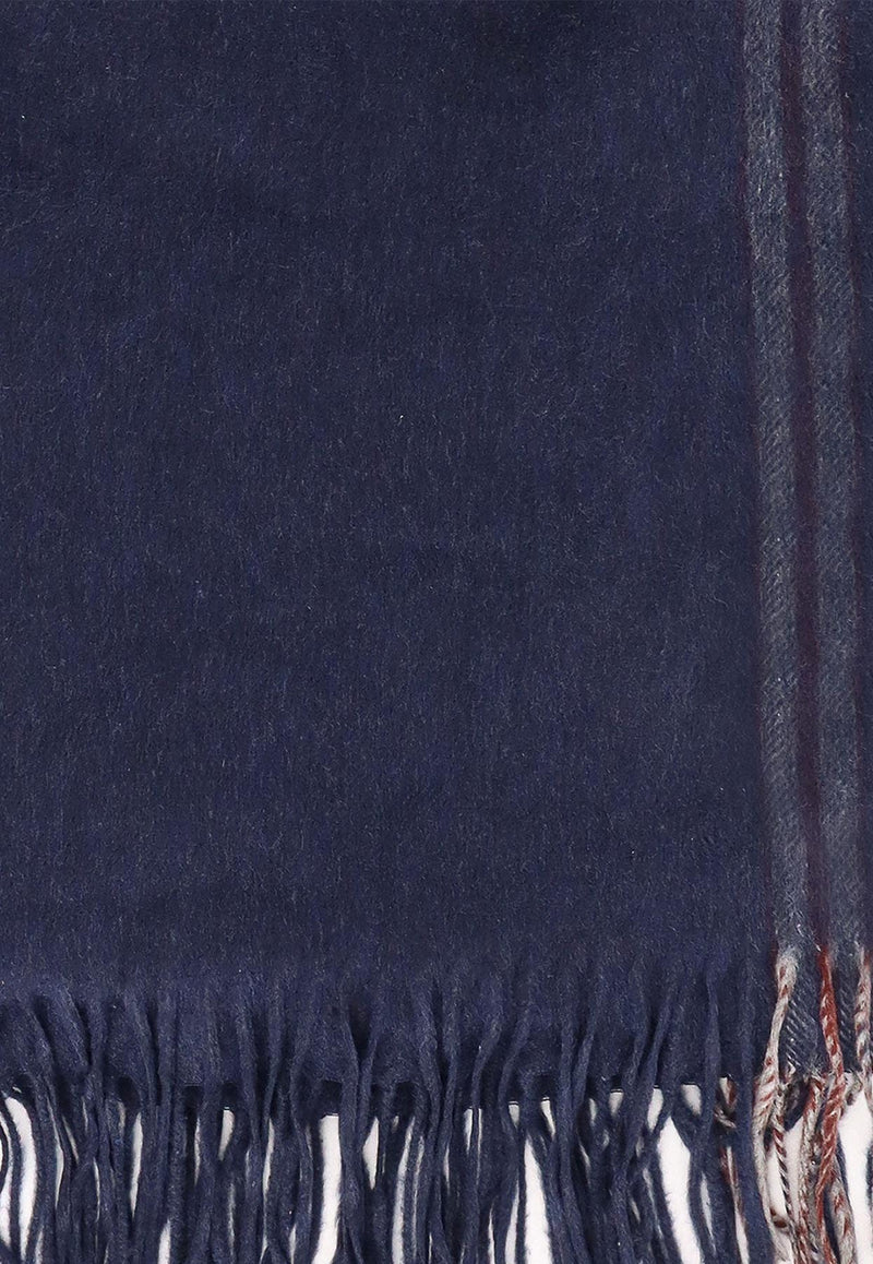 Brunello Cucinelli Silk Fringe Scarf Navy MSC668AGCXA63_BLU RUBINO_30005213