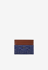Fendi FF Denim and Leather Cardholder Denim 7M0164AUGOF1SCG_STONE+DARK NUT+P_29853581