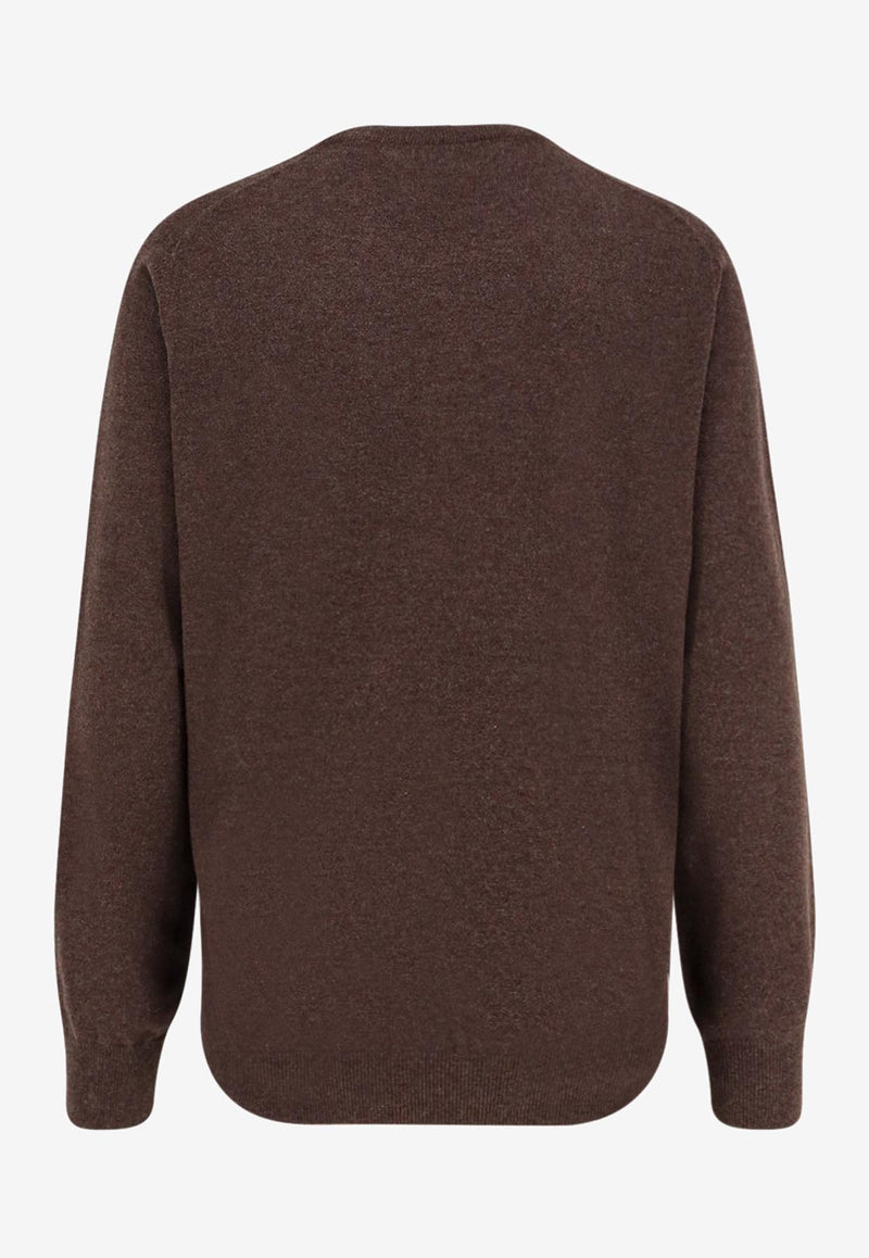 Brunello Cucinelli Essential Cashmere Sweater Brown M2200100CU766_MORO GRIGIO CHIARO_30005314