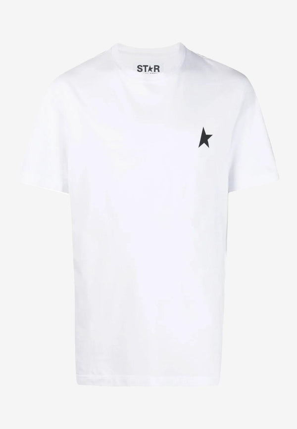 Golden Goose DB Star Print Short-Sleeved T-shirt White GMP01220P000593_10364_WHBLK_29857097