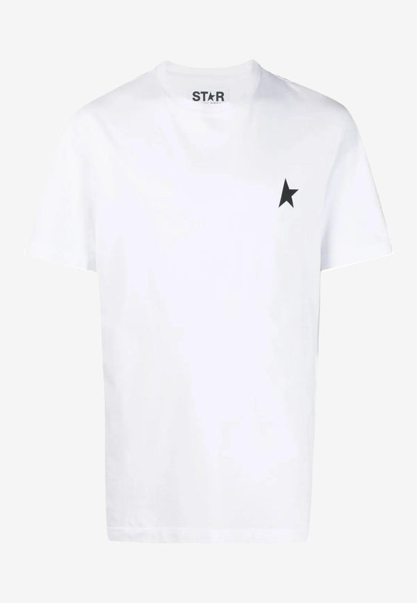 Golden Goose DB Star Print Short-Sleeved T-shirt White GMP01220P000593_10364_WHBLK_29857097