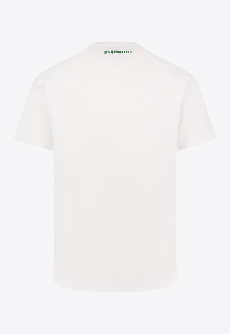 Dsquared2 Printed Crewneck T-shirt White S74GD1450D20020100_White_29841644