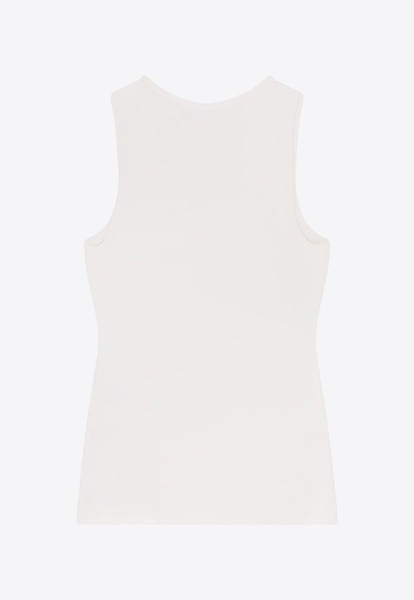 Balenciaga Nano BB Ribbed Tank Top White 835500T52319040_White_29844318