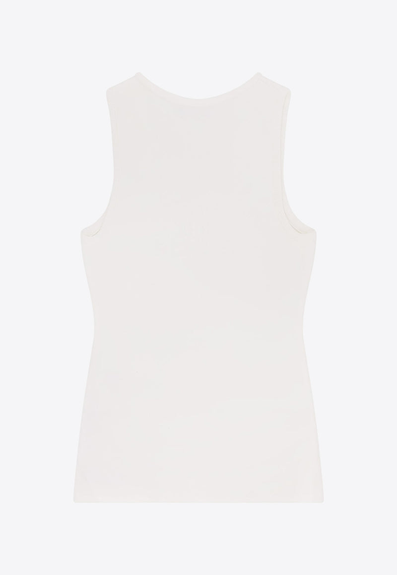 Balenciaga Nano BB Ribbed Tank Top White 835500T52319040_White_29844318