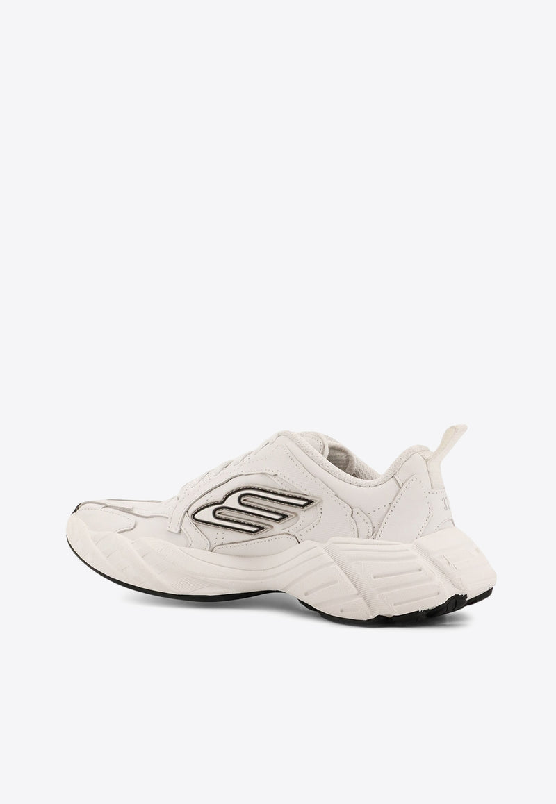 Balenciaga Monday Leather Low-Top Sneakers White 825417WDTSC9110_WHITE / BLACK / GREY_29848873