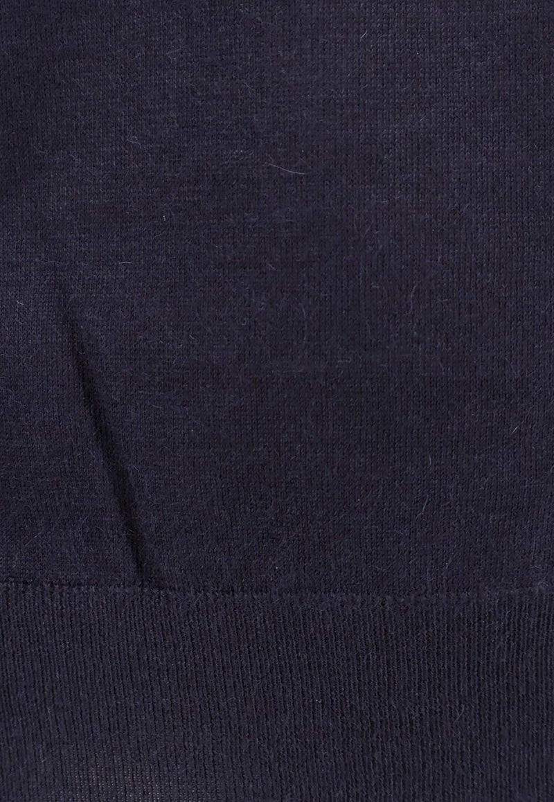 Brunello Cucinelli Cashmere-Blend High-Neck Sweater Navy M2300103CW425_NAVY GRIGIO SCURO_30005306