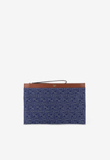 Fendi Medium FF Jacquard Flat Pouch Blue 7N0134AUGOF1SCG_STONE+DARK NUT+P_29853335