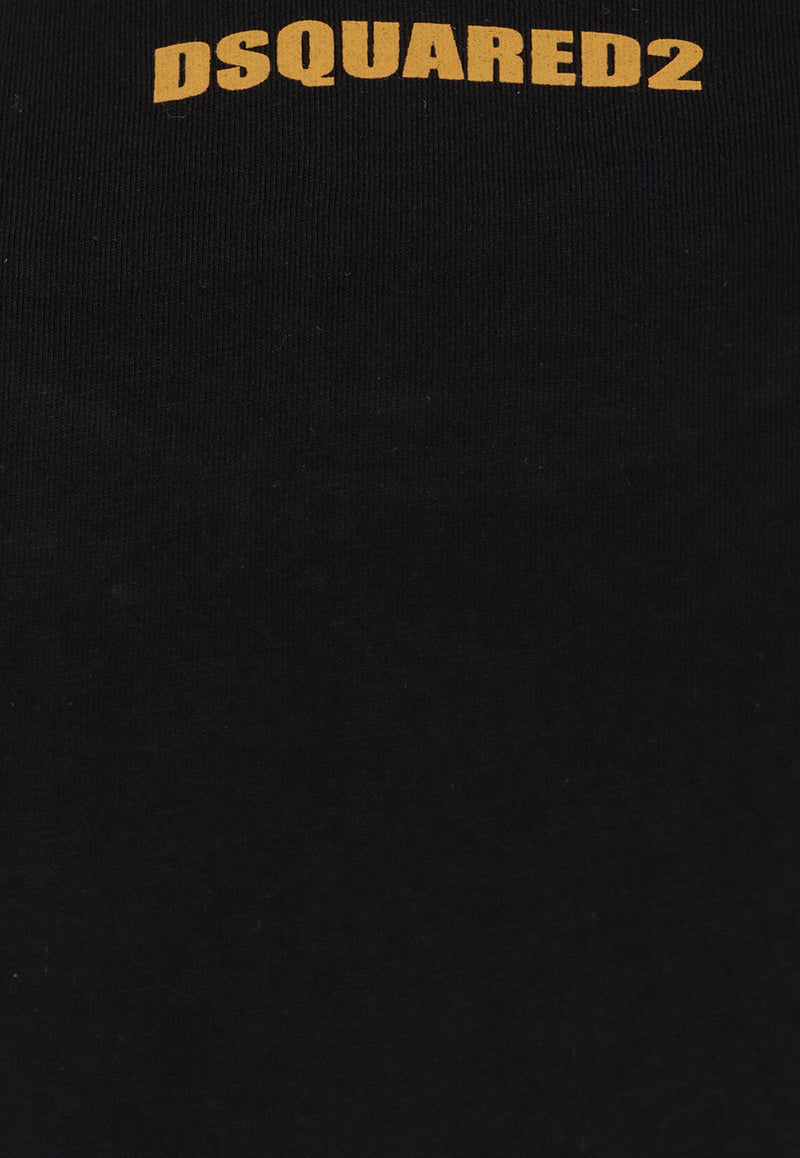Dsquared2 Printed Crewneck T-shirt Black S74GD1450D20020900_Black_29848667