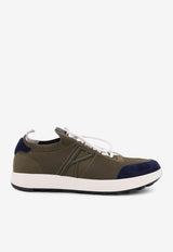 Kiton Ciro Paone Suede and Mesh Lace-Up Sneakers Green USSA031N0121704VERDE MILITARE BLU_Green_29841951