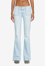 Diesel D-Hush Boot-Cut Jeans Light Blue A1382009M1101_Denim_29840182