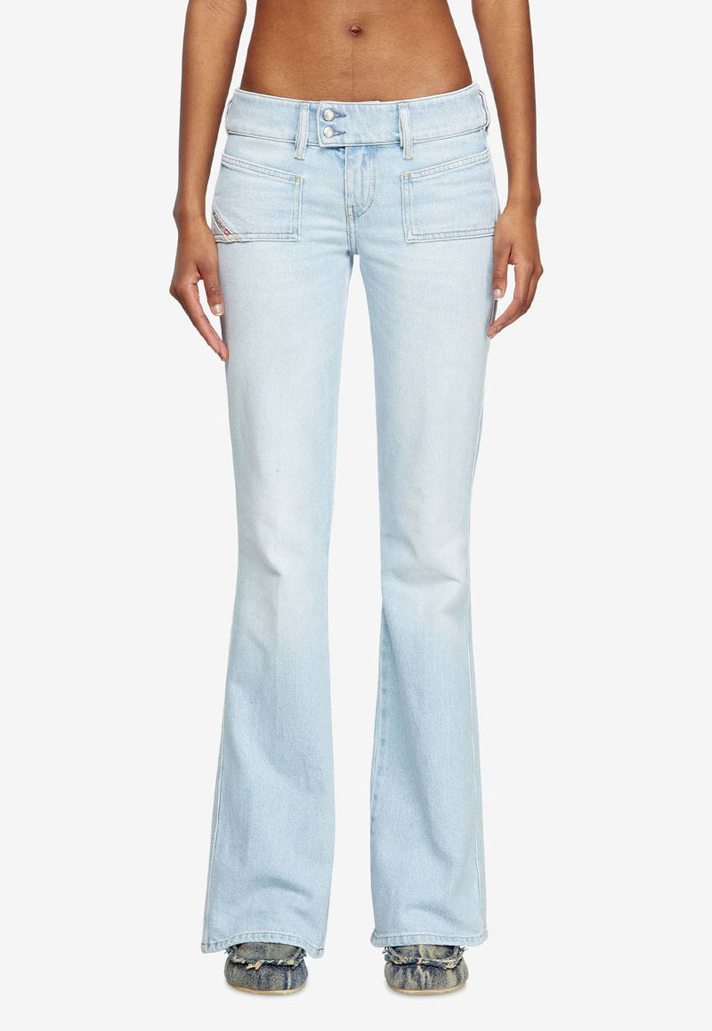 Diesel D-Hush Boot-Cut Jeans Light Blue A1382009M1101_Denim_29840182