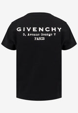 Givenchy Logo Embroidered Crewneck T-shirt Black BW70FJP75N001_Black_29841341