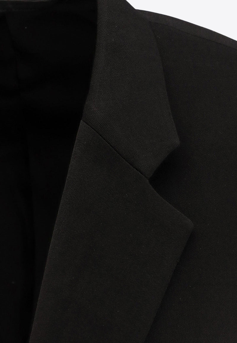 Balenciaga Cut-Off Single-Breasted Cropped Blazer Black 839295TRT011000_Black_29840329