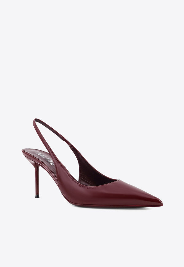 Paris Texas Lidia 70 Patent Leather Slingback Pumps Burgundy PX1635XVN01ROUGE NOIR_ROUGE NOIR_29878733
