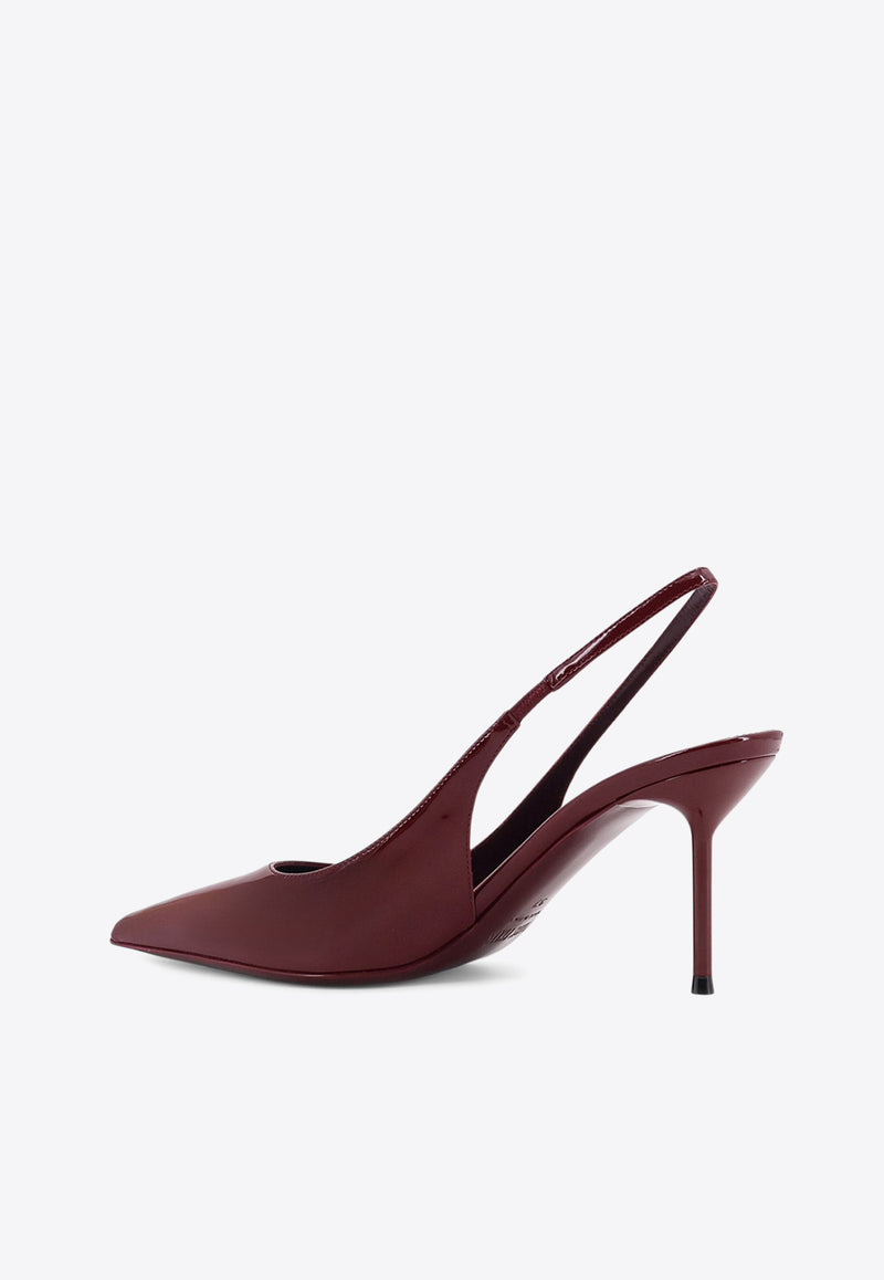 Paris Texas Lidia 70 Patent Leather Slingback Pumps Burgundy PX1635XVN01ROUGE NOIR_ROUGE NOIR_29878733
