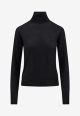 Golden Goose DB High-Neck Wool Sweater Black GWP00953P00066590100_Black_29856974