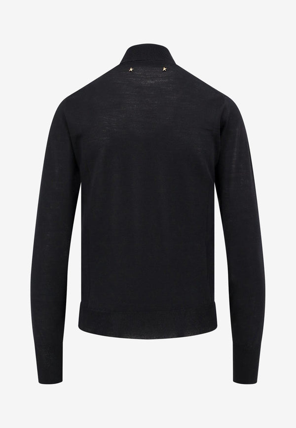 Golden Goose DB High-Neck Wool Sweater Black GWP00953P00066590100_Black_29856974