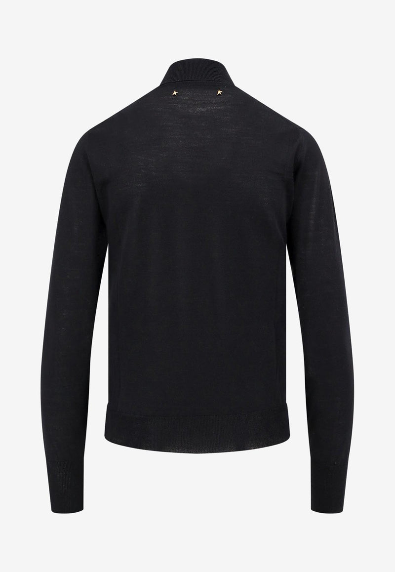 Golden Goose DB High-Neck Wool Sweater Black GWP00953P00066590100_Black_29856974