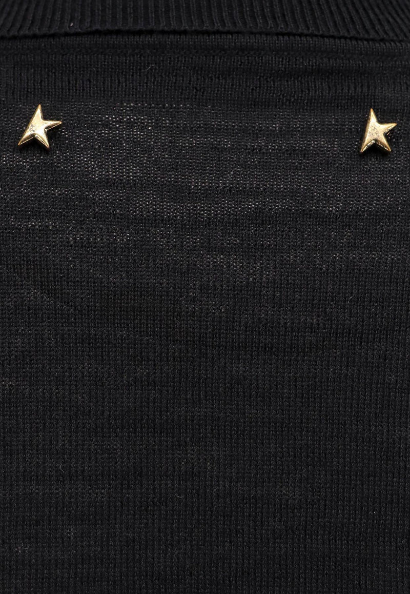 Golden Goose DB High-Neck Wool Sweater Black GWP00953P00066590100_Black_29856974