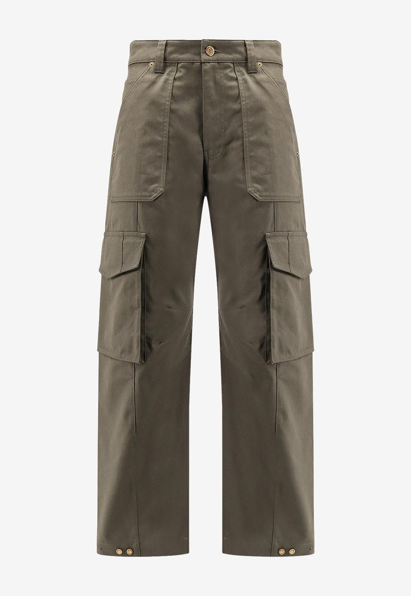 Golden Goose DB Wide-Leg Cargo Pants Green GMP01868P00155835548_IVY GREEN_29856950