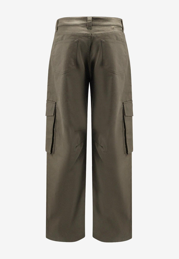 Golden Goose DB Wide-Leg Cargo Pants Green GMP01868P00155835548_IVY GREEN_29856950