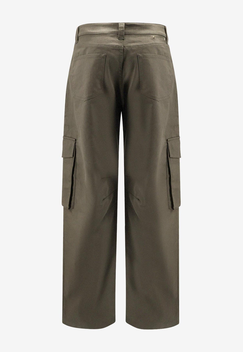 Golden Goose DB Wide-Leg Cargo Pants Green GMP01868P00155835548_IVY GREEN_29856950