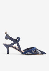 Fendi Colibrì Lite 55 Slingback Pumps Blue 8J8558AORMF1T01_DE.MIRT MULT+DE.MIRT_29849435