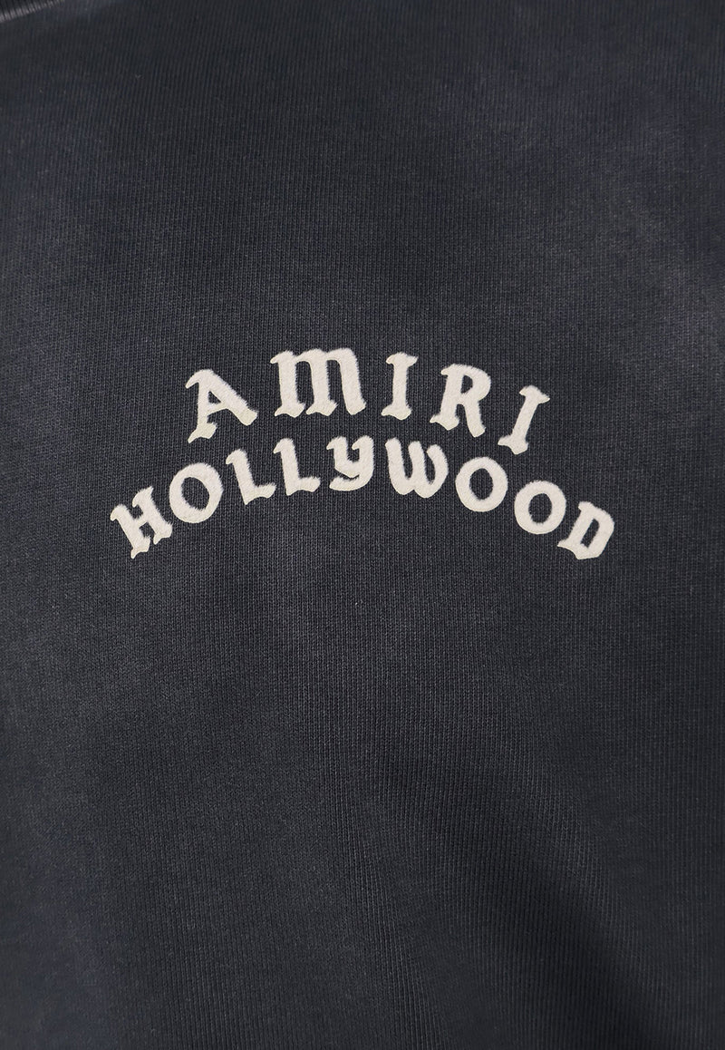 Amiri Hollywood-Print Short-Sleeved T-shirt AMJYTE1204001_Black_29839967