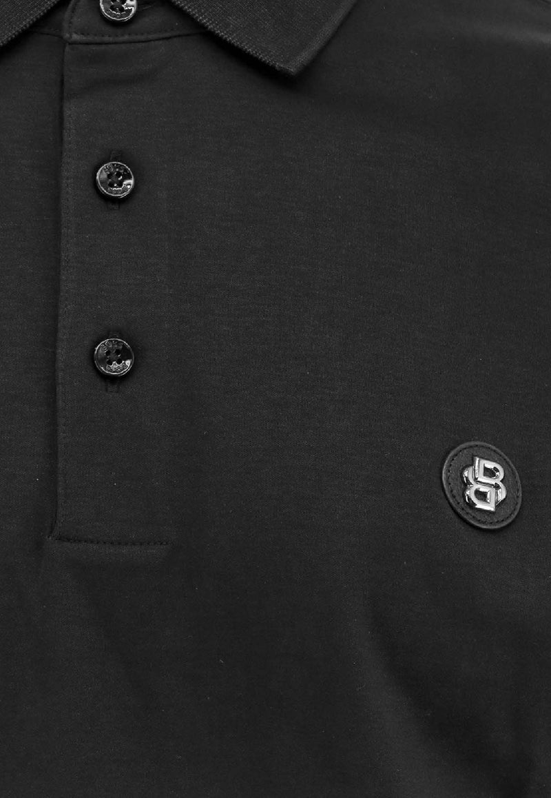 Hugo Boss Monogram Long-Sleeved Polo T-shirt Black 50523917_001_OneColor_30898428