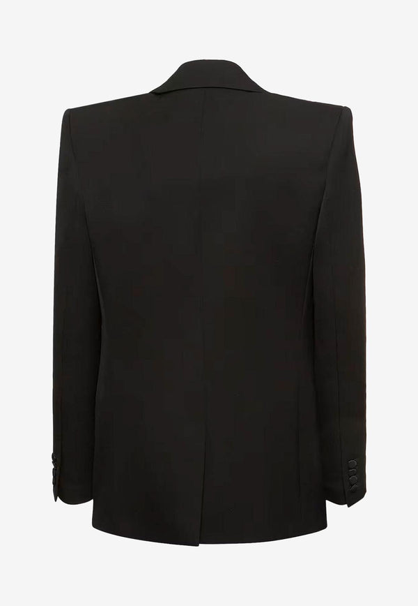 Saint Laurent Tuxedo Wool Blazer Black 760896Y7E63_1000_Black_29852051