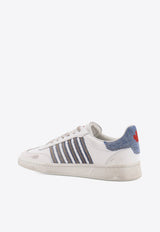 Dsquared2 Logo Leather Sneakers White SNM044301508443M872_Denim bianco_29841469