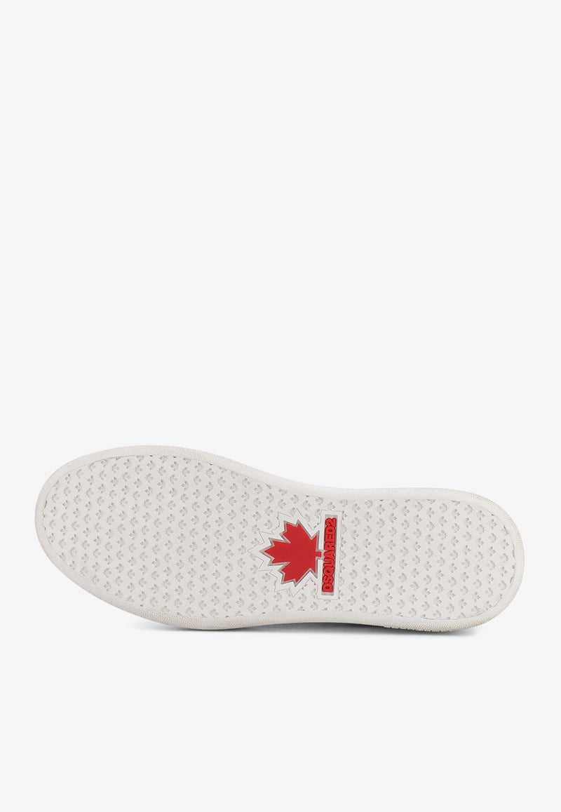 Dsquared2 Logo Leather Sneakers White SNM044301508443M872_Denim bianco_29841469