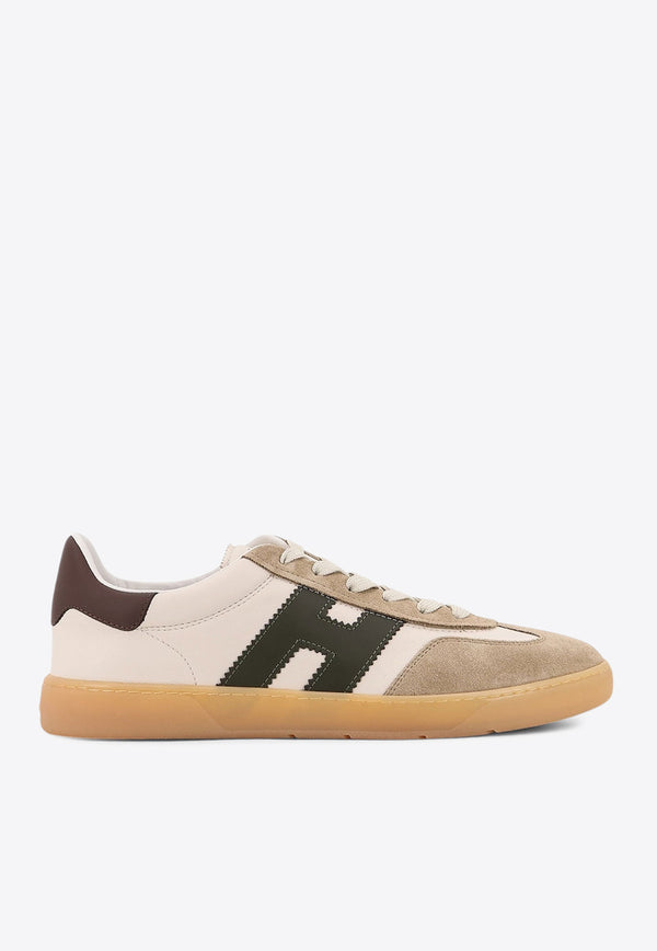 Hogan Cool Leather and Suede Low-Top Sneakers Multicolor HXM6470FB60QDA739M_White_29839413