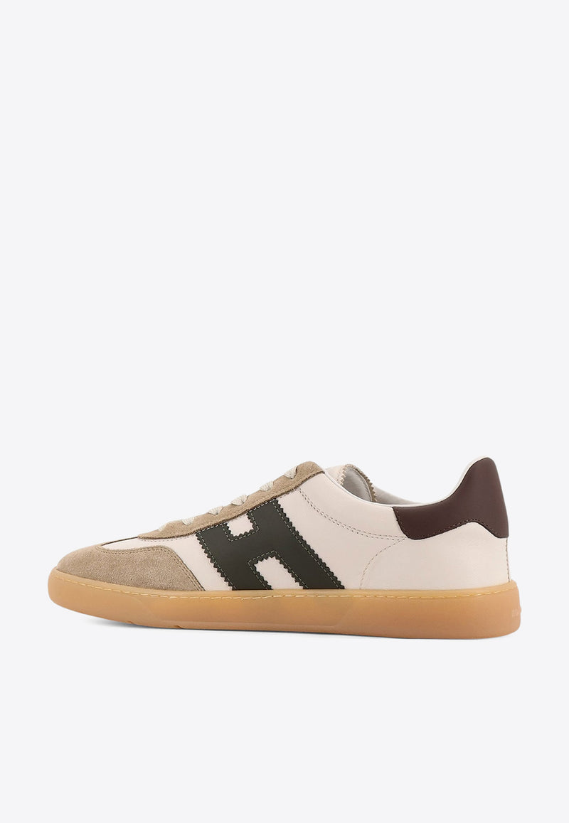 Hogan Cool Leather and Suede Low-Top Sneakers Multicolor HXM6470FB60QDA739M_White_29839413
