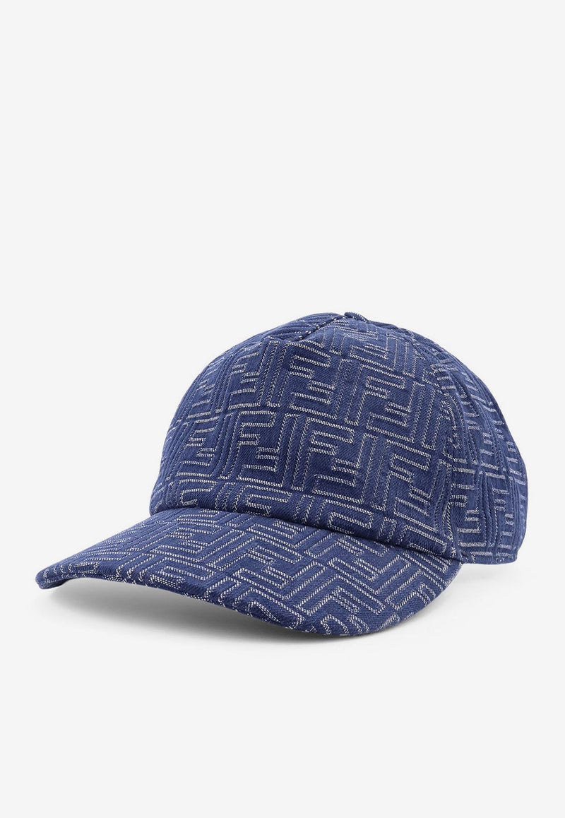 Fendi FF Jacquard Baseball Cap Blue FXQ768AV93F0RBB_Blue_29854281
