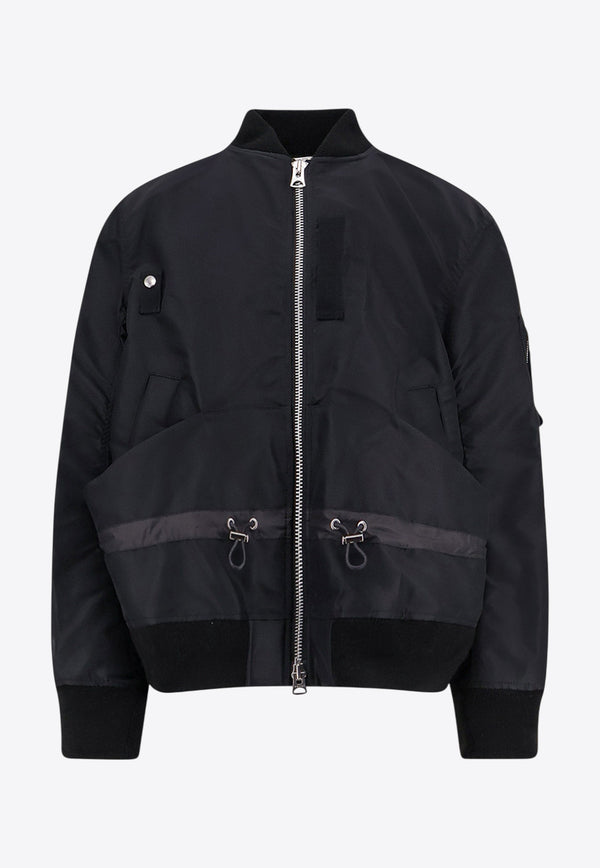 Sacai Zip-Up Bomber Jacket Black 2503785M001_Black_29842099