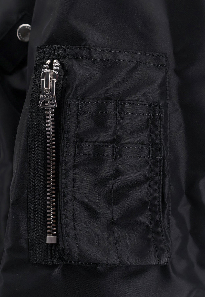 Sacai Zip-Up Bomber Jacket Black 2503785M001_Black_29842099
