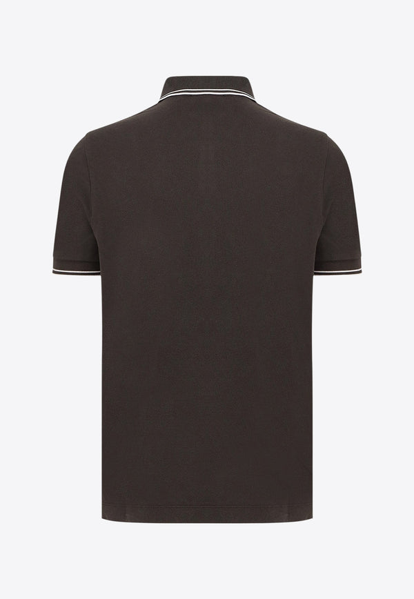 Stone Island Logo Patch Polo T-shirt Gray K2S152200007S0018V0062_LEAD GREY_29841539