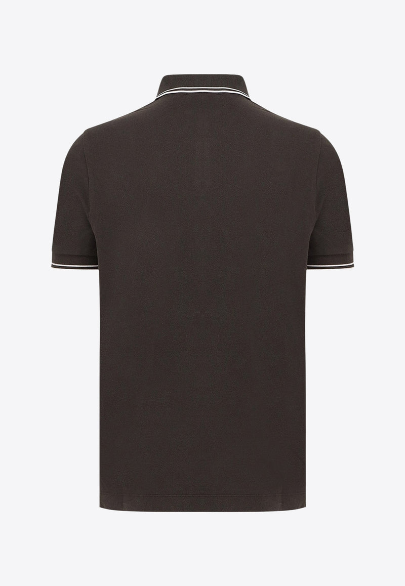 Stone Island Logo Patch Polo T-shirt Gray K2S152200007S0018V0062_LEAD GREY_29841539