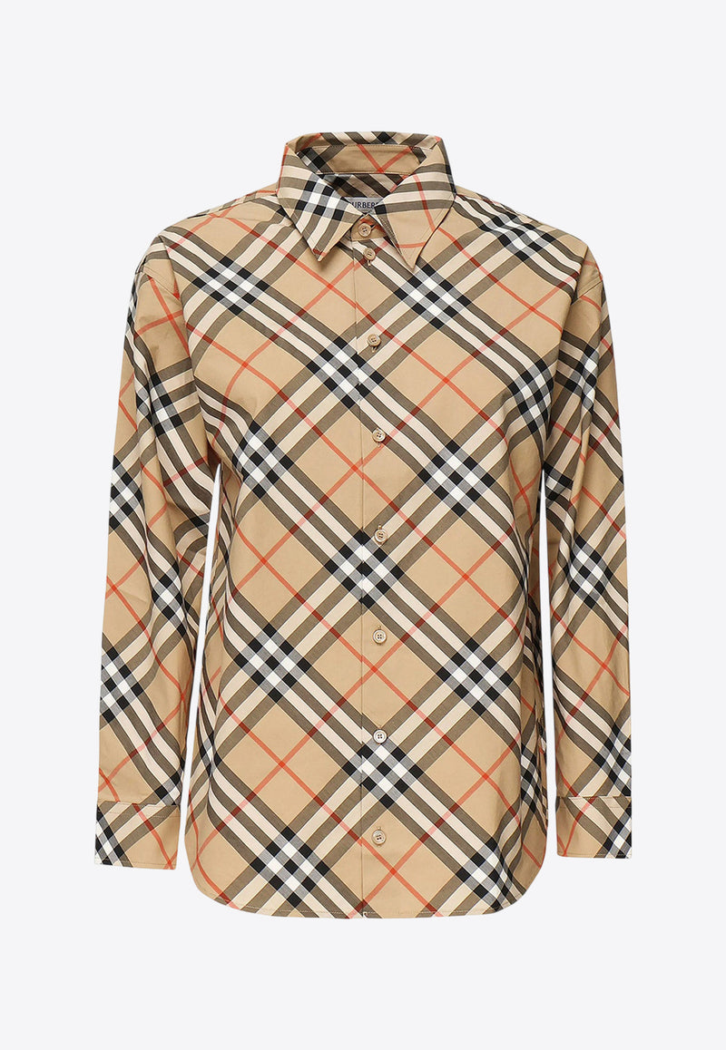 Burberry Vintage Check Buttoned Shirt Beige 8106164B9368_SAND IP CHECK_29839240