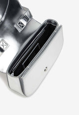 Diesel Oval-D Mirror Leather Shoulder Bag Silver X08396PS202H0535_Silver_29842606