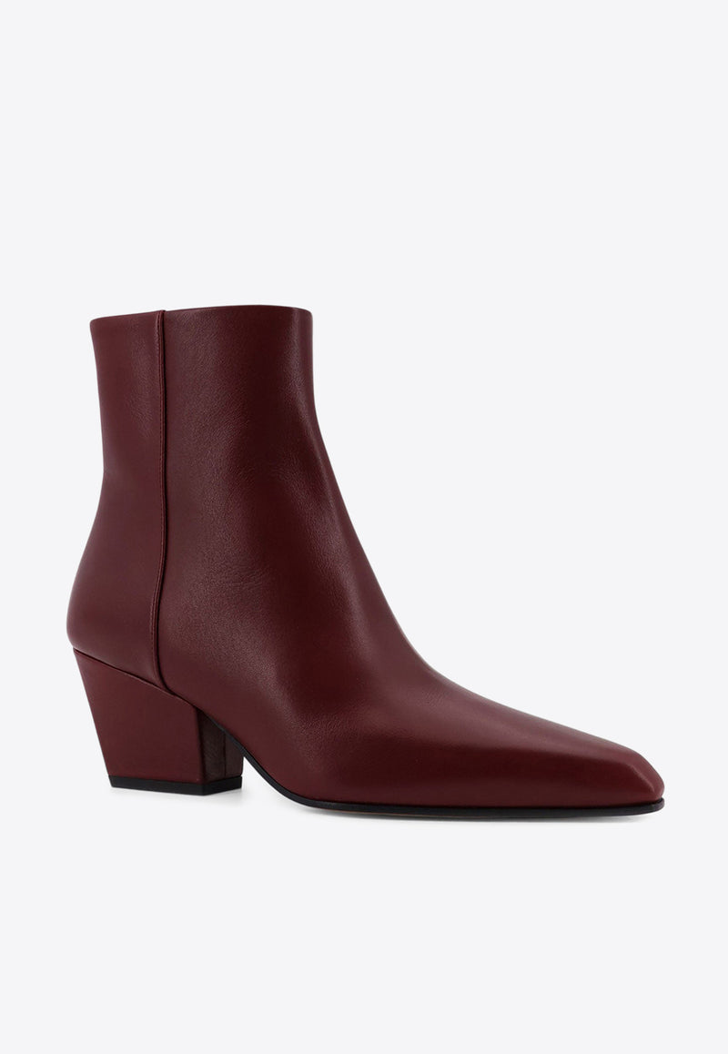 Paris Texas Jane 60 Leather Ankle Boots Burgundy PX1194XVT01ROUGE NOIR_ROUGE NOIR_29878758