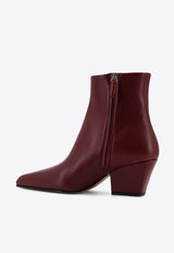 Paris Texas Jane 60 Leather Ankle Boots Burgundy PX1194XVT01ROUGE NOIR_ROUGE NOIR_29878758
