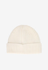 Golden Goose DB Star Logo Wool Beanie  Off-white GUP01035P00060110190_OFFWHITE_29856887
