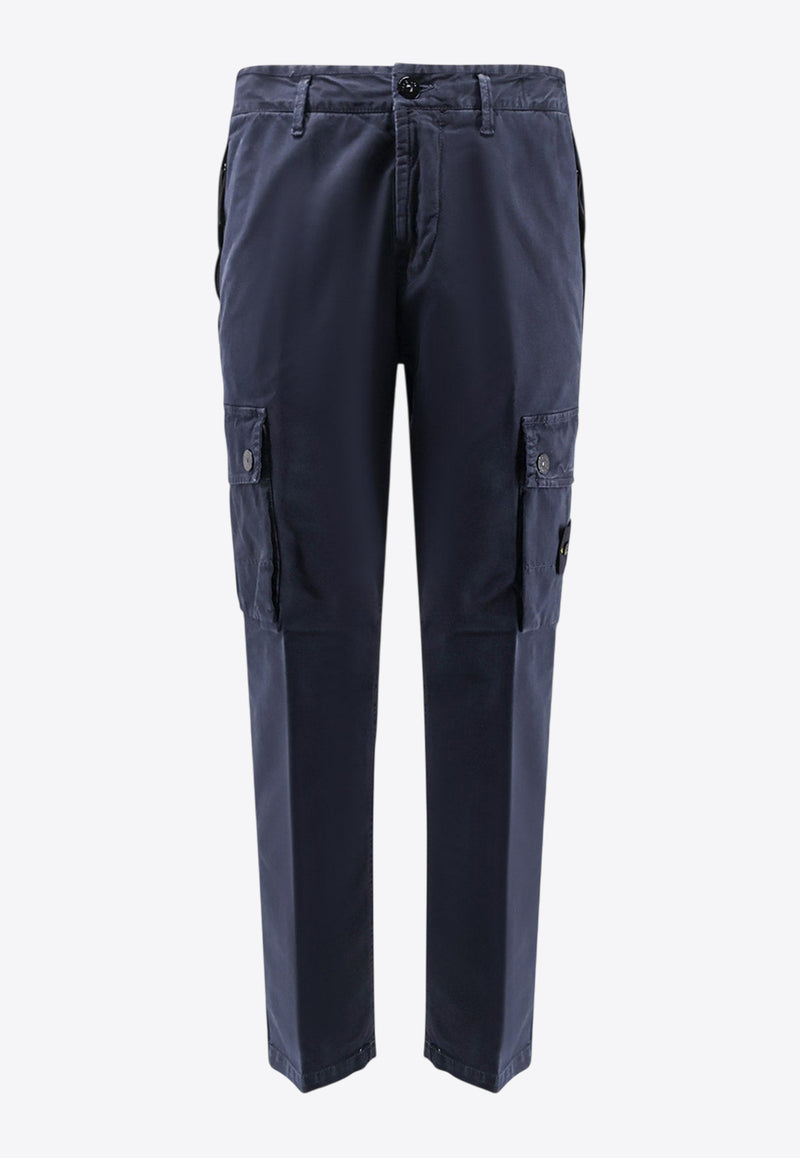 Stone Island Compass Patch Cargo Pants Blue K2S153100034S00L1V0120_Blue_29843189