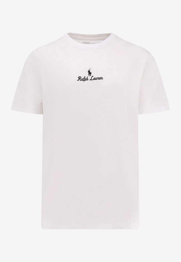 Polo Ralph Lauren Signature Logo T-shirt White 710981370003_White_29840163
