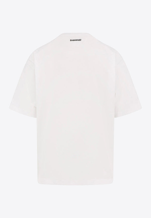 Dsquared2 Obsessed2 Print T-shirt White S74GD1478D20033100_White + Black Print_29847812