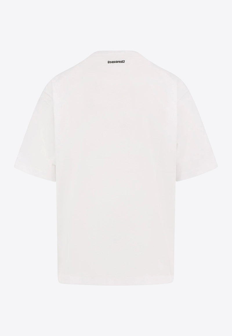 Dsquared2 Obsessed2 Print T-shirt White S74GD1478D20033100_White + Black Print_29847812