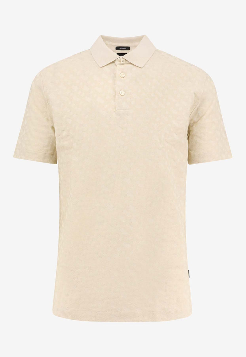 Hugo Boss  Mercerized Logo Polo T-shirt Cream 50537132_131_OneColor_30897565