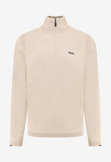 Hugo Boss High-Neck Logo Sweater Cream 50498518_271_OneColor_30898648
